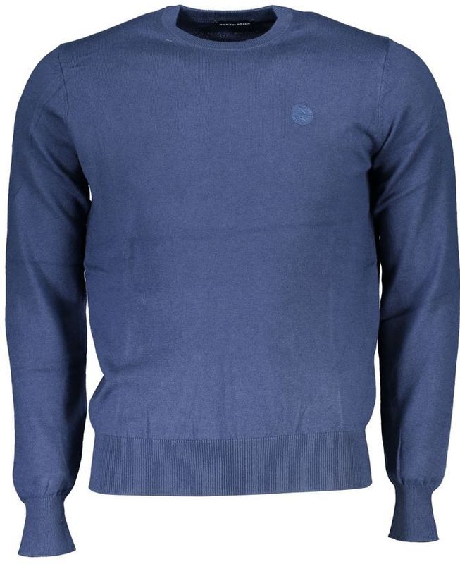 Sweater - Blauw - Classic Fit - Crew Neck - Langsleeve