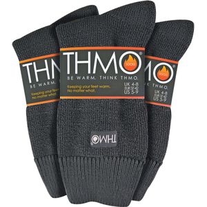 THMO - Set van 3 wintersokken voor dames met comfortbovenkant - Grijs