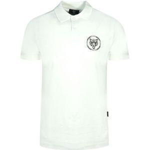 Plein Sport Circle Chest Logo wit poloshirt