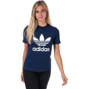 adidas Originals - Trefoil T-shirt - Donkerblauw - Dames