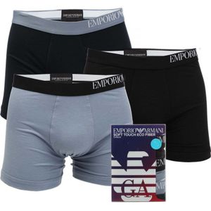 Men's Emporio Armani EA7 3 Pack Boxer Shorts In Multi Colour - Maat M