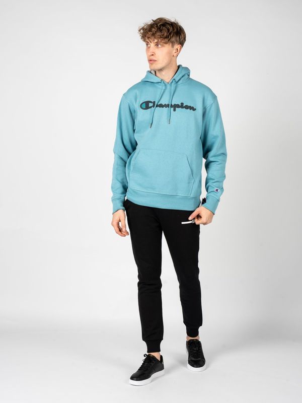 Champion - Heren Hoodie - Blauw - Katoen