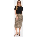 Rok Regular fit Creamy Leopard animal