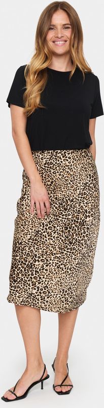 Rok Regular fit Creamy Leopard animal