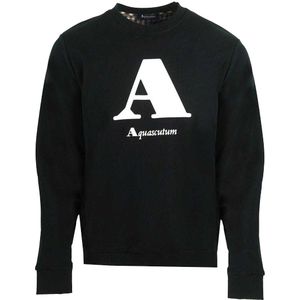 Aquascutum Heren Logo Sweatshirt (Zwart)