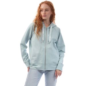 DKNY Dames/Dames Tweekleurig Logo Sweatjack (Grijs)