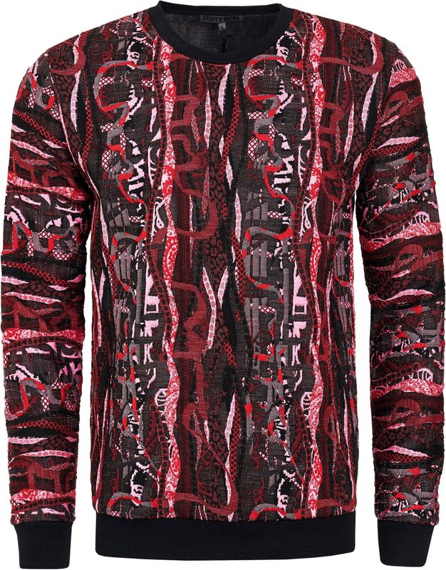 Rusty Neal - Sweatshirt - Normale Pasvorm - Ronde Hals - Jaren 90 Stijl