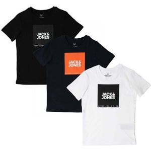 Boy's Jack Jones Junior Lock 3 Pack T-Shirts In Multi Colour - Maat 11-12J / 146-152cm