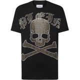 T-Shirt Ronde Hals Gothic Plein