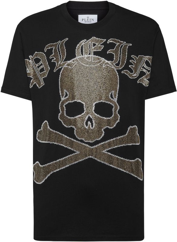 T-Shirt Ronde Hals Gothic Plein