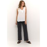 Tops - Optical White - Regular Fit - Mouwloos - 100% Viscose (LENZING™ ECOVERO™)