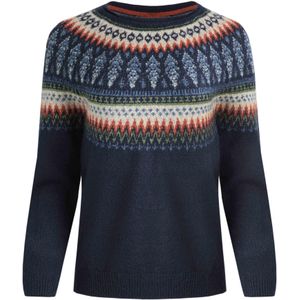 Weird Fish Dames/Dames Lowell Fair Isle Eco Vriendelijke Trui (Marine)