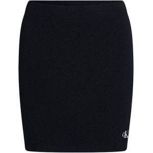 Calvin Klein Seersucker-rok Voor Dames - Maat S