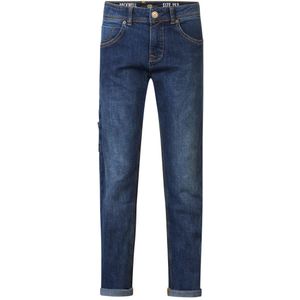 Petrol Industries - Jongens Rockwell Regular Tapered Fit Jeans Soleil - Blauw