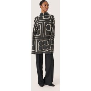 Pullover Casual fit black offwhite