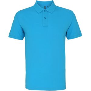 Asquith & Fox Heren Poloshirt met korte mouwen (Turquoise)