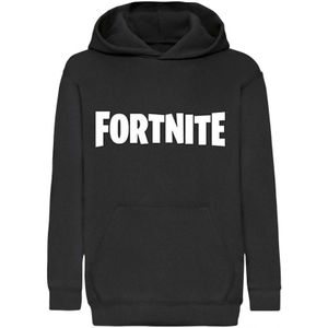 Fortnite Meisjes Logo Hoodie (Zwart) - Maat 9-10J / 134-140cm