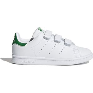 Boy's Adidas Originals Childrens Stan Smith Trainers In White Green - Maat 35