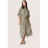 Jurk Loose fit black offwhite