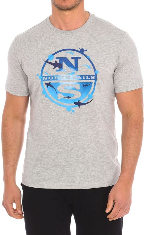 North Sails - T-shirt - Korte Mouwen - Ronde Hals - 50% Polyester 50% Katoen