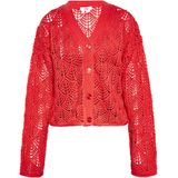 Vest - Lichtgewicht - V-Hals - Langere Mouwen - Doorschijnend Effect