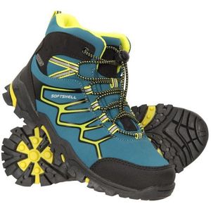 Mountain Warehouse Softshell wandelschoenen voor kinderen/Kinderen (Donker groenblauw)