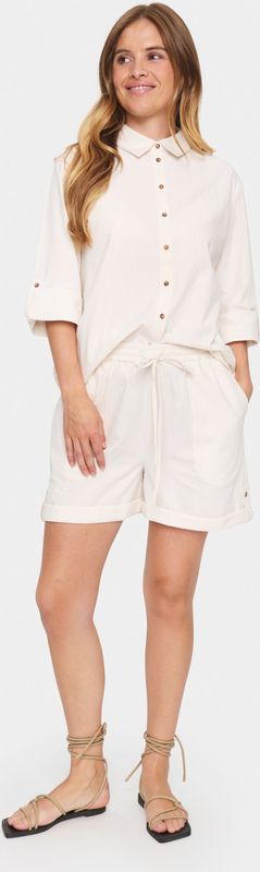 Saint Tropez, Dames, Korte broeken, Beige, Maat: L