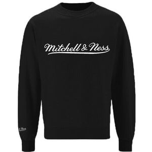 Mitchell Ness - Script Logo - Heren Trui - Zwart