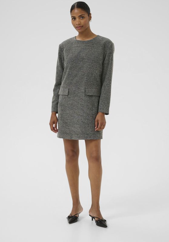 Kaffe - KAAlba - Jurk - Grijs Gemêleerd