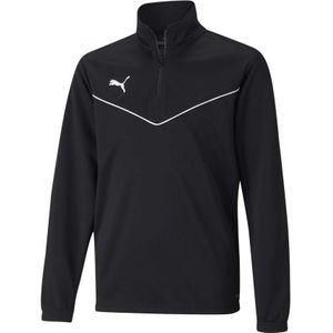 Puma Teamrise Sweatshirt 1/4 Ritssluiting Jr Zwart