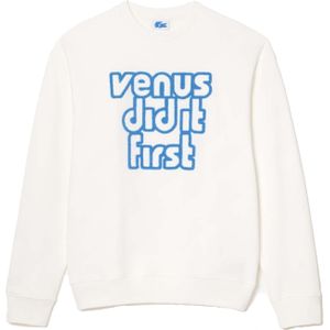 Lacoste Dames/Dames Fleece Oversized Sweatshirt (Crème)