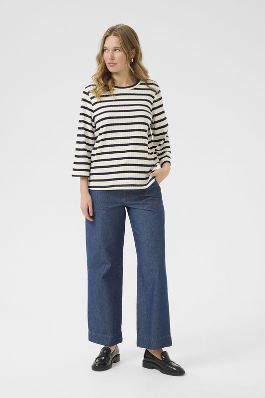 Pullover Casual fit black offwhite