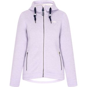 Schmuddelwedda - Gebreide Fleece Jas - Grijsviolet Gemêleerd - Dames