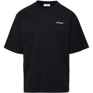 Off-White - Lunar Arrow - T-shirt - Gebroken Wit - Skate Fit