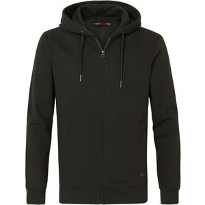 Petrol Industries - Heren Essential Zip Hoodie - Groen - Maat L