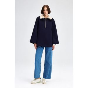 Sweater - Imitatiebont - 100% Katoen