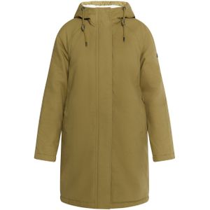 Dreimaster Winter parka Dames lichte olijf
