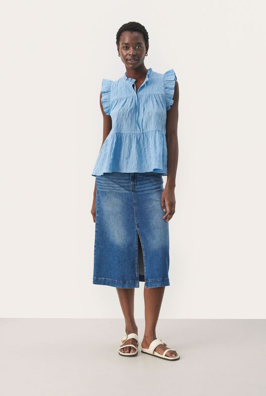 Part Two - Gimaline - Blouse - Lichtblauw