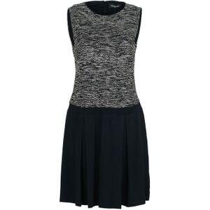 Jerseyjurken - Mouwloze Gebreide Jurk - Effen Detail