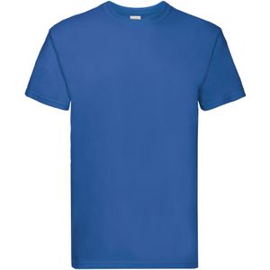 Fruit of the Loom Unisex Super Premium Effen T-shirt voor volwassenen (Koningsblauw)