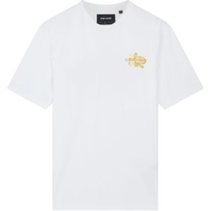 Lyle & Scott Grafisch T-shirt voor heren (Wit)