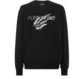 Plein Sport - Sweatshirt Scratch - Zwart - Katoenfleece - Heren