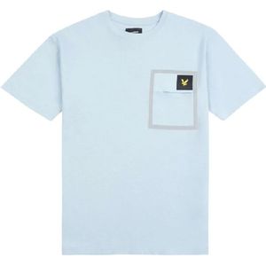 Lyle & Scott kinder T-shirt met verzegelde zak in blauw