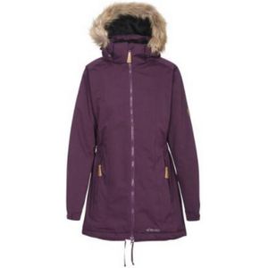 Trespass - Dames Celebrity GeÃ¯soleerd Extra Lange Parka Jas (Paars)