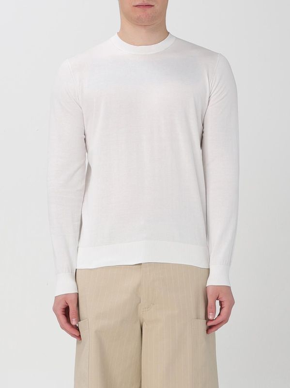 Lange Mouwen Katoenen Crew Neck Trui