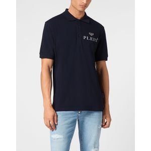 Philipp Plein - Iconic Plein Polo - Katoen - Wit - Korte Mouwen