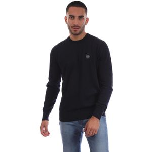 Heren Marshall Artist Siren Crew Knit Sweatshirt in Navy