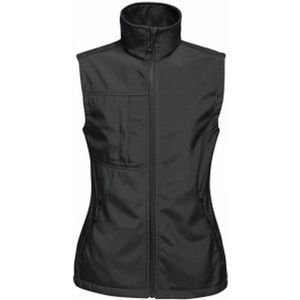 Regatta - Dames Octagon II 3 Lagen Afdrukbare Softshell Bodywarmer (Zwart) - Maat 38