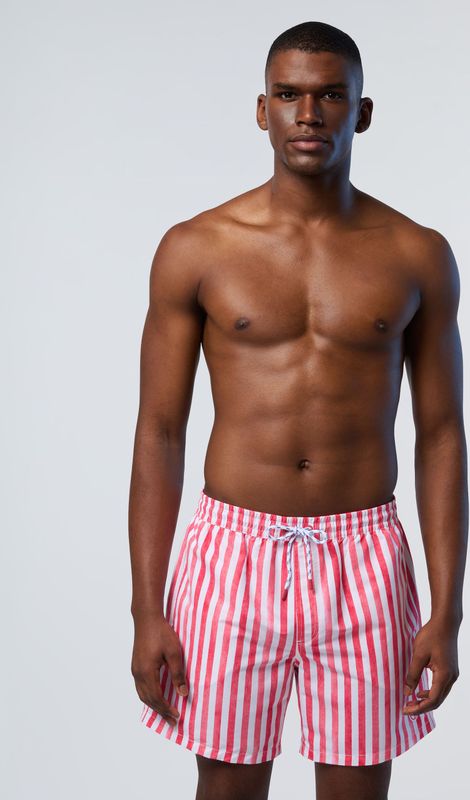 North Sails - Zwembroek - Perzikkleur - Bedrukt