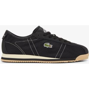 Men's Lacoste Club-Low Leather Trainers in Black